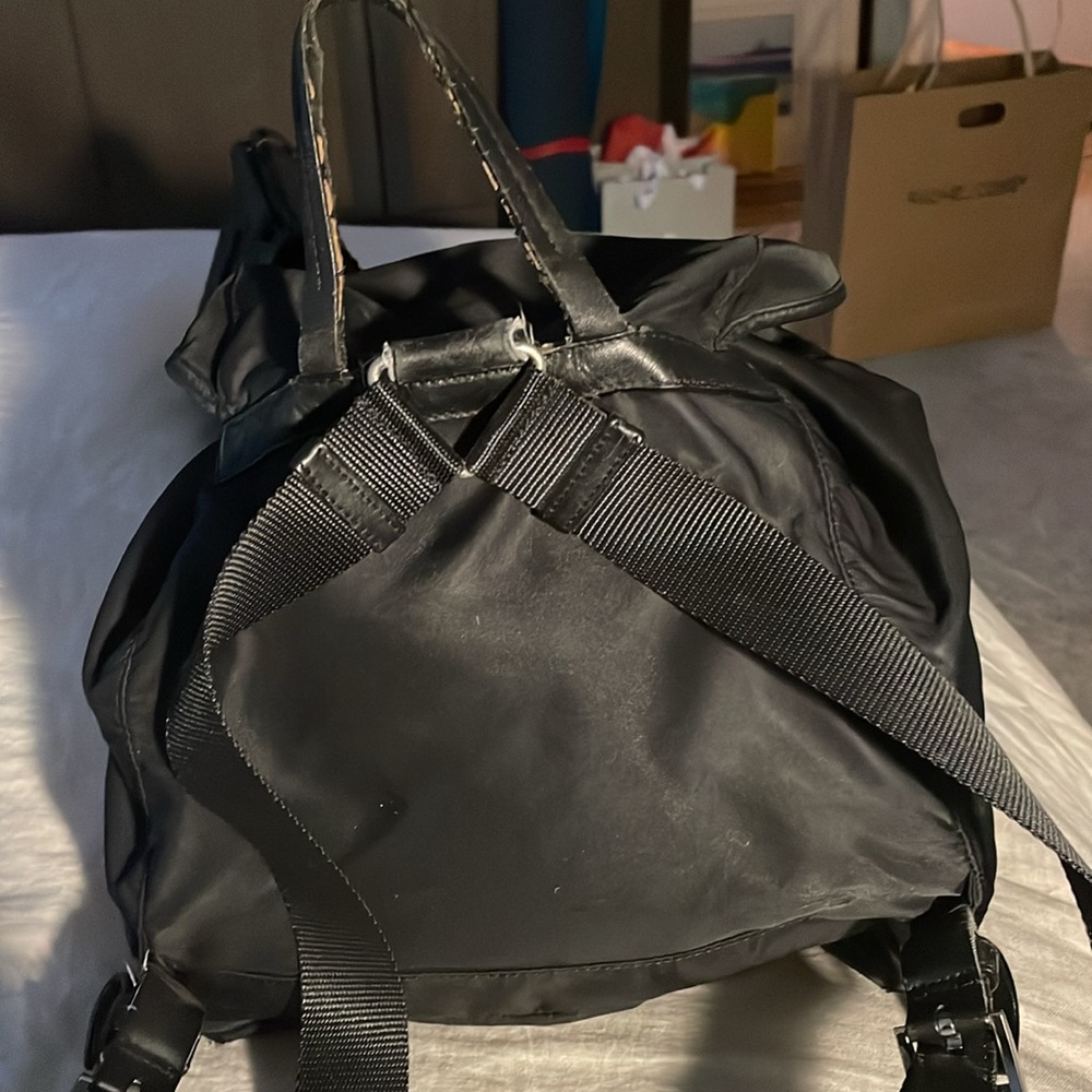 Prada Authentic Nylon Backpack - Very Decent Cond… - image 3
